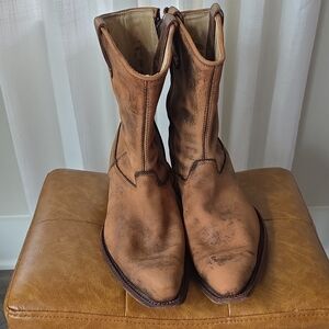 Men's Rustic Tan Western Boots
